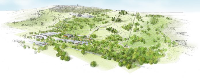 sketch-showing-the-hillside-with-urban-bike-park-plus-development-option